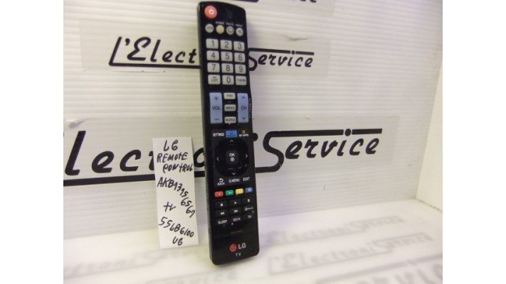 LG AKB73756567 remote control